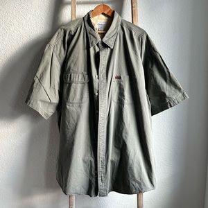 Carhartt Vintage Button Down Short Sleeved Work Shirt sz: 3XL Tall